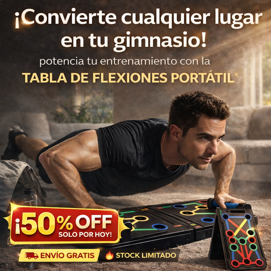 ¡50%OFF SÓLO POR HOY!🔥⏰: Tabla de flexiones PowerBoard®